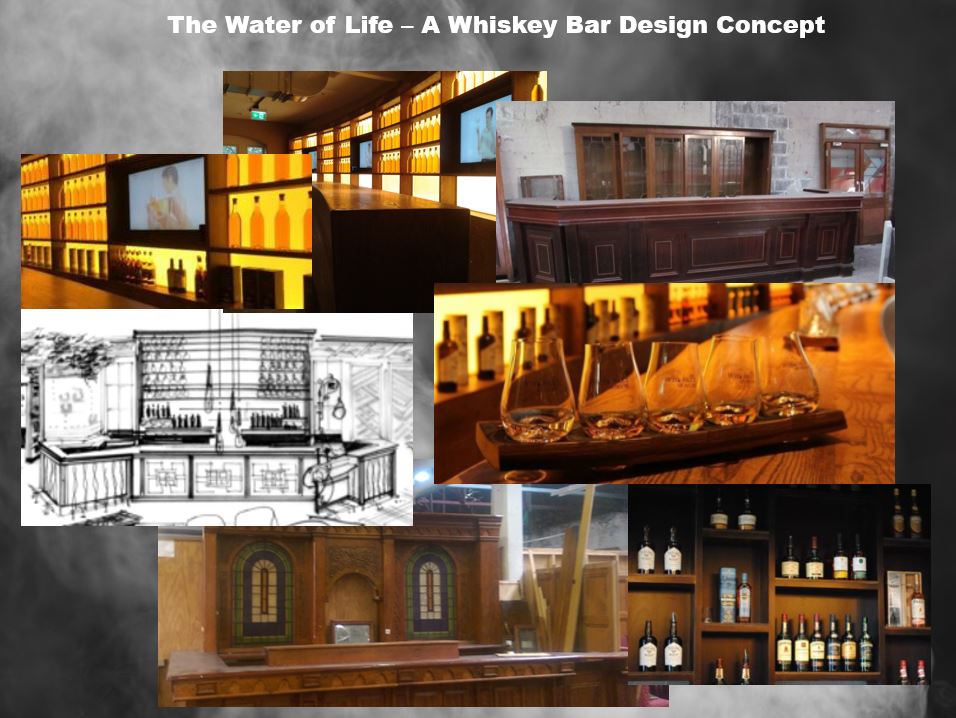 water fo life whiskey design concept